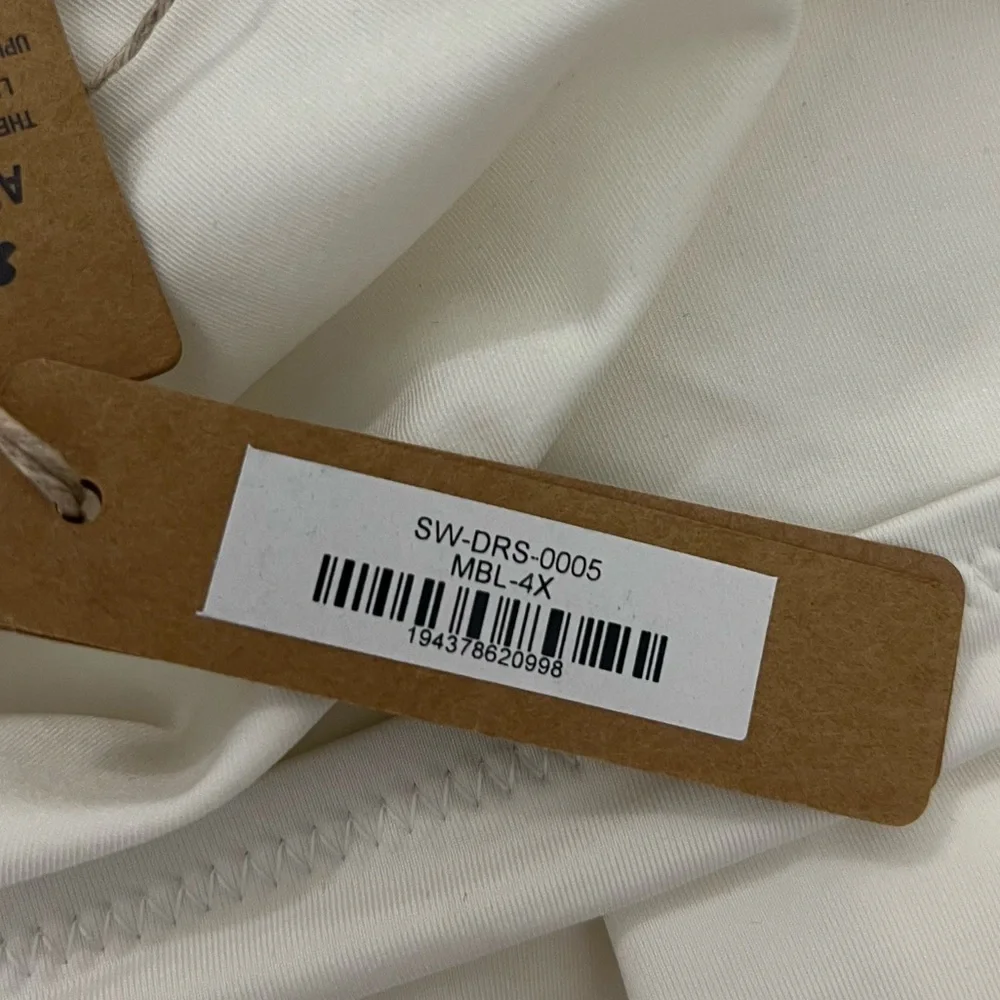 Skims Swim Tank Dress White Size 4X